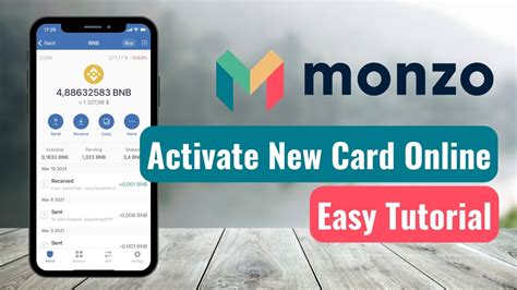 monzo activate new card